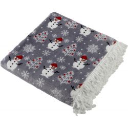 Flanel fleece sneeuwpop deken (260 gm/2)