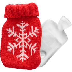 Heatpack in Kersthoes met sneeuwvlok
